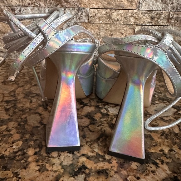 MACH & MACH Double Bow Platform Sandal - Picture 10 of 12